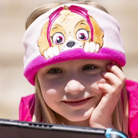 FLAT CHILDREN'S HEADPHONES WITH ADJUSTABLE WASHABLE BAND PATRULLA CANINA - The Shop Gamer