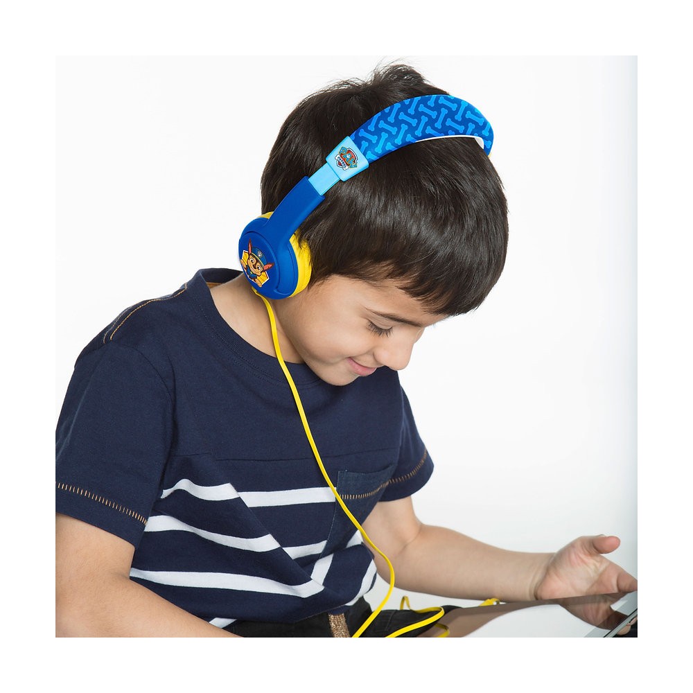 AURICULARES INFANTILES PATRULLA CANINA AZUL PEQUEÑO TAMAÑO LIMITADOS EN VOLUMEN