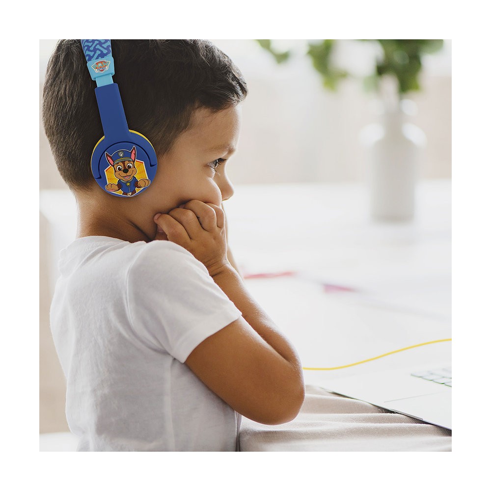 AURICULARES INFANTILES PATRULLA CANINA AZUL PEQUEÑO TAMAÑO LIMITADOS EN VOLUMEN