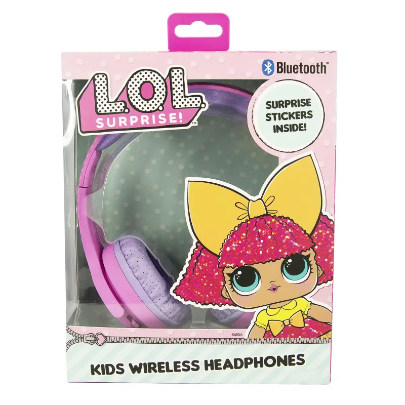 DRAADLOZE KINDERHOOFDTELEFOON LOL SURPRISE MET BLUETOOTH-TECHNOLOGIE EN MICROFOON - The Shop Gamer