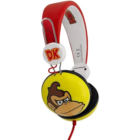 AUSCULTADORES JUVENIS DONKEY KONG COM DESIGN DE CÚPULA - The Shop Gamer