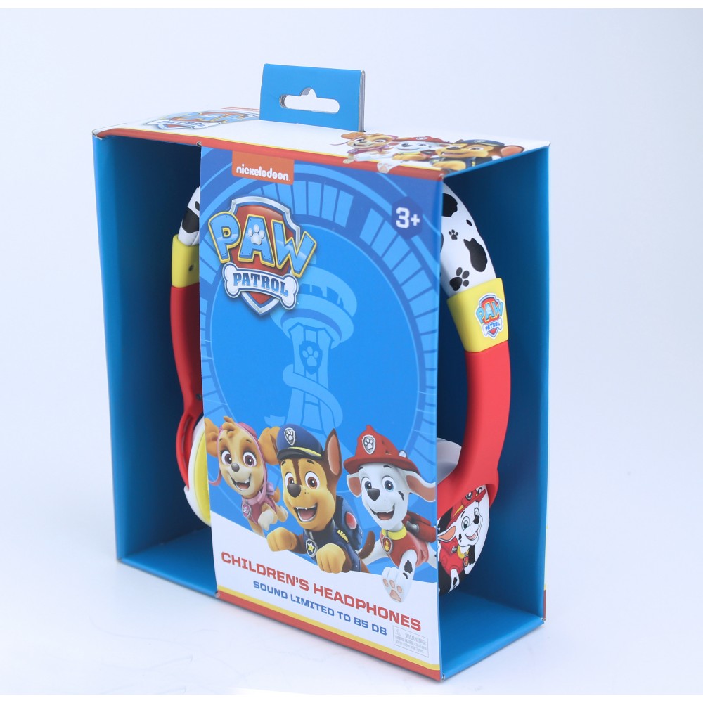 AURICULARES INFANTILES PATRULLA CANINA ROJOS PEQUEÑO TAMAÑO LIMITADOS EN VOLUMEN