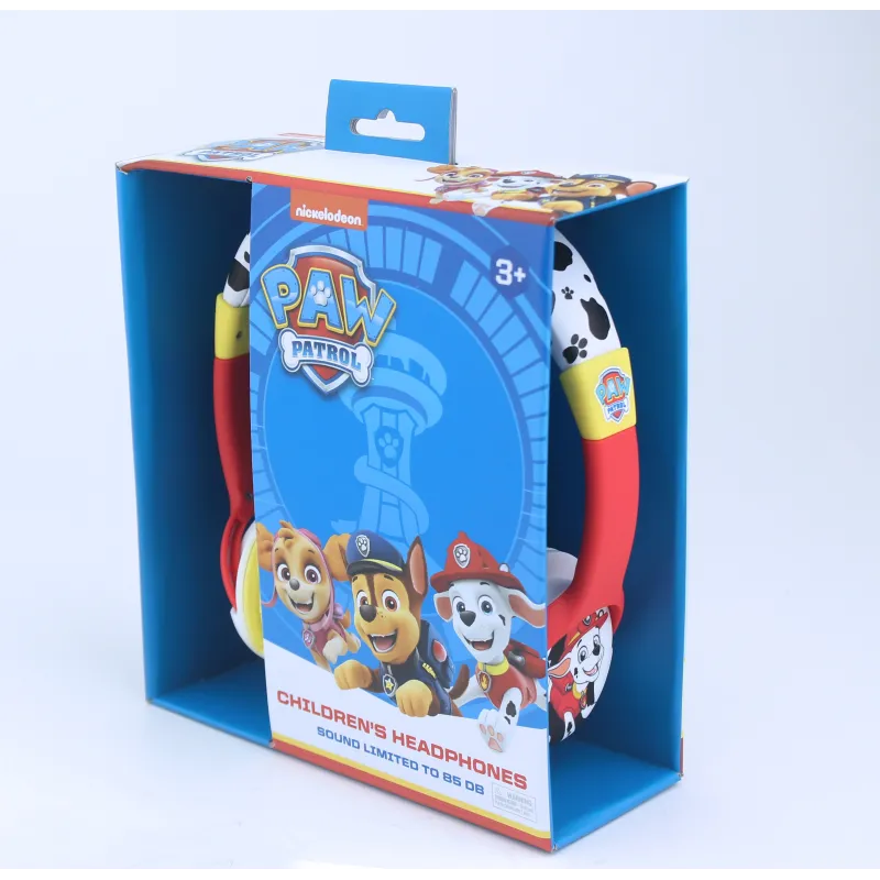 AURICULARES INFANTILES PATRULLA CANINA ROJOS PEQUEÑO TAMAÑO LIMITADOS EN VOLUMEN