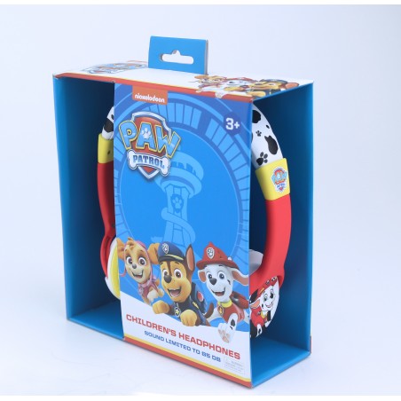 AURICULARES INFANTILES PATRULLA CANINA ROJOS PEQUEÑO TAMAÑO LIMITADOS EN VOLUMEN