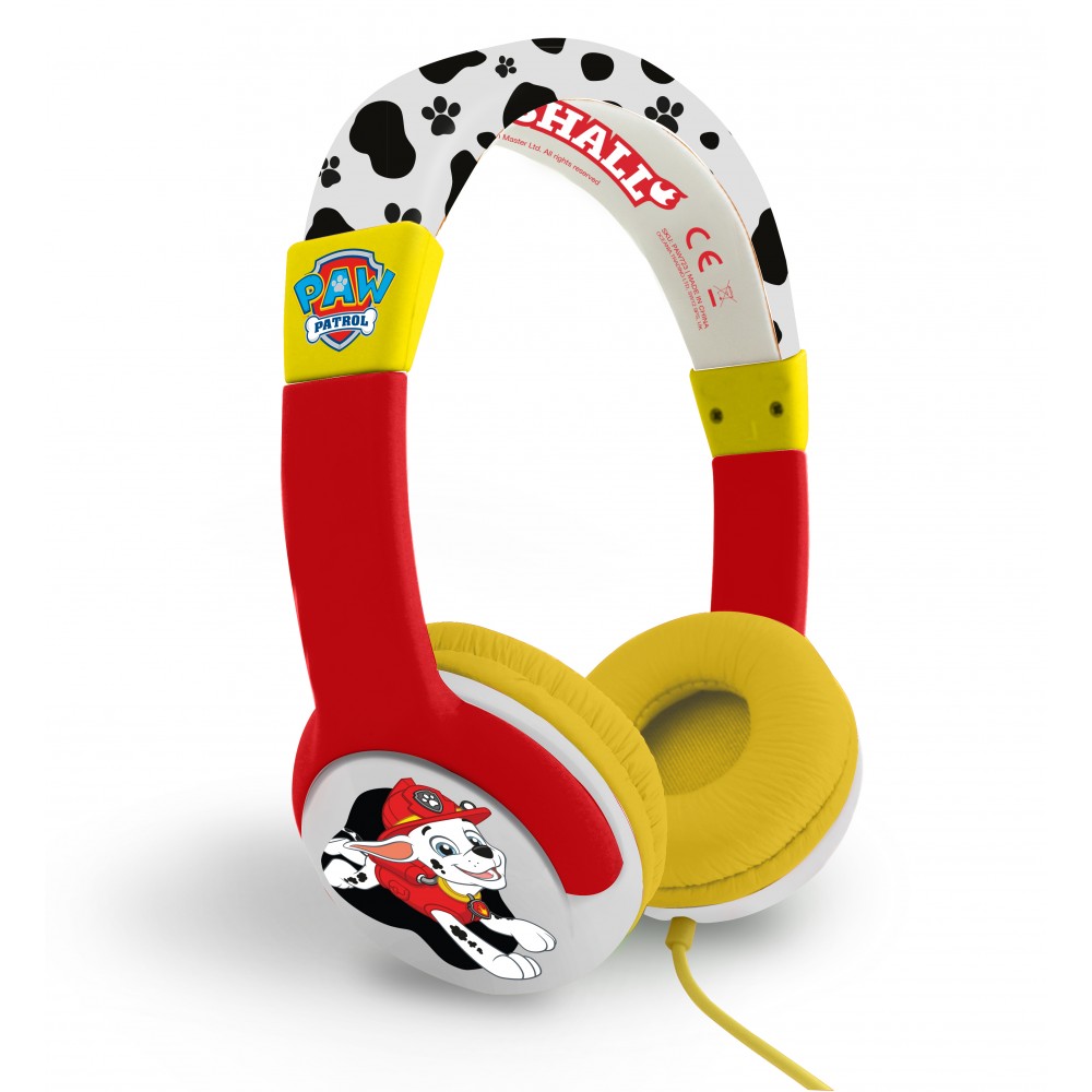 AURICULARES INFANTILES PATRULLA CANINA ROJOS PEQUEÑO TAMAÑO LIMITADOS EN VOLUMEN