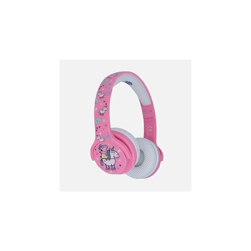 CUFFIE WIRELESS PER BAMBINI PEPPA PIG CON TECNOLOGIA BLUETOOTH E MICROFONO - The Shop Gamer