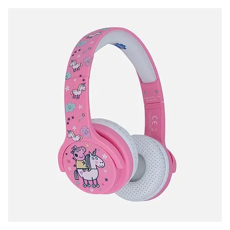 AURICULARES INFANTILES SIN CABLE PEPA PIG CON TECNOLOGÍA BLUETOOTH Y MICRÓFONO