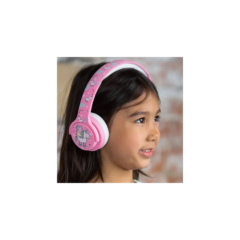 DRAADLOZE KINDERHOOFDTELEFOON PEPA PIG MET BLUETOOTH EN MICROFOON - The Shop Gamer