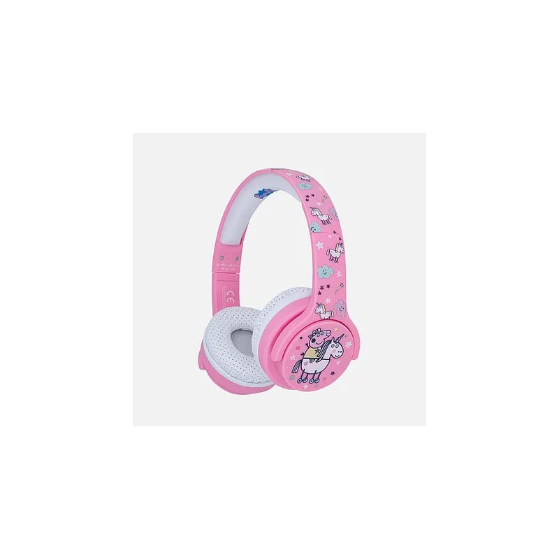 CUFFIE WIRELESS PER BAMBINI PEPPA PIG CON TECNOLOGIA BLUETOOTH E MICROFONO - The Shop Gamer