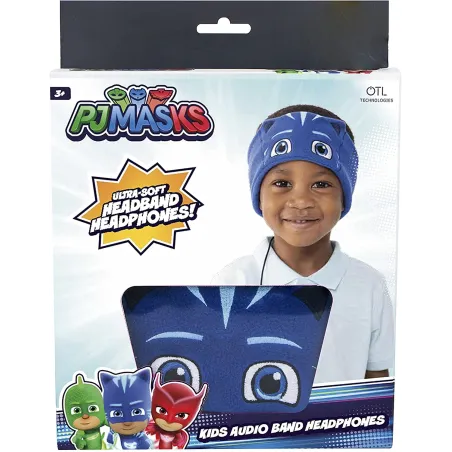 FONES INFANTIS PLANOS COM FAIXA AJUSTÁVEL LAVÁVEL, GATUNO PJMASKS CATBOY - The Shop Gamer