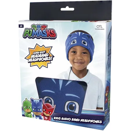 FONES INFANTIS PLANOS COM FAIXA AJUSTÁVEL LAVÁVEL, GATUNO PJMASKS CATBOY - The Shop Gamer