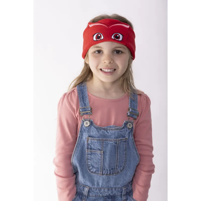 CASQUE AUDIO PLAT POUR ENFANTS, BANDEAU RÉGLABLE ET LAVABLE, BUHITA PJMASKS OWLETTE - The Shop Gamer