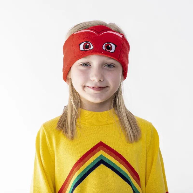 CASQUE AUDIO PLAT POUR ENFANTS, BANDEAU RÉGLABLE ET LAVABLE, BUHITA PJMASKS OWLETTE - The Shop Gamer
