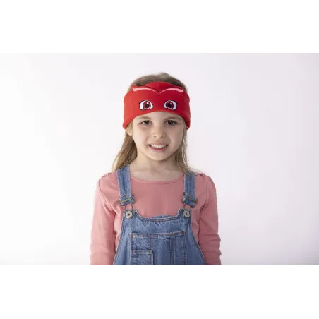 CASQUE AUDIO PLAT POUR ENFANTS, BANDEAU RÉGLABLE ET LAVABLE, BUHITA PJMASKS OWLETTE - The Shop Gamer