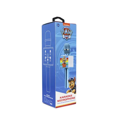KABELLOSES KARAOKE-MIKROFON, BLAU, MIT LAUTSPRECHER, PAW PATROL BLUE - The Shop Gamer