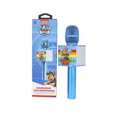 PAW PATROL BLUE WIRELESS KARAOKE MICROPHONE WITH SPEAKER - The Shop Gamer