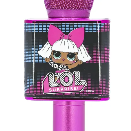 MICROFONE DE KARAOKÊ LOL SURPRISE SEM FIO COM ALTO-FALANTE - The Shop Gamer