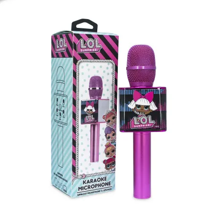 MICROFONE DE KARAOKÊ LOL SURPRISE SEM FIO COM ALTO-FALANTE - The Shop Gamer