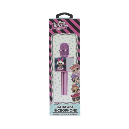 MICROFONE DE KARAOKÊ LOL SURPRISE SEM FIO COM ALTO-FALANTE - The Shop Gamer