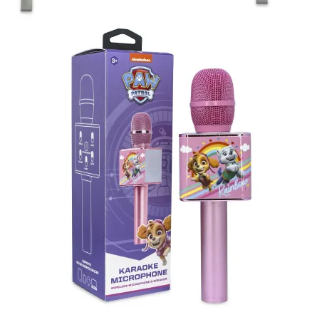 KARAOKE-MIKROFON PAW PATROL ROSA, KABELLOS, MIT LAUTSPRECHER - The Shop Gamer