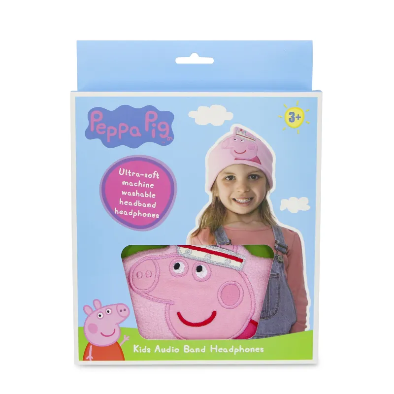 FLACHE KINDERKOPFHÖRER MIT VERSTELLBAREM, WASCHBAREM BÜGEL, PRINZESSIN PEPPA PIG - The Shop Gamer