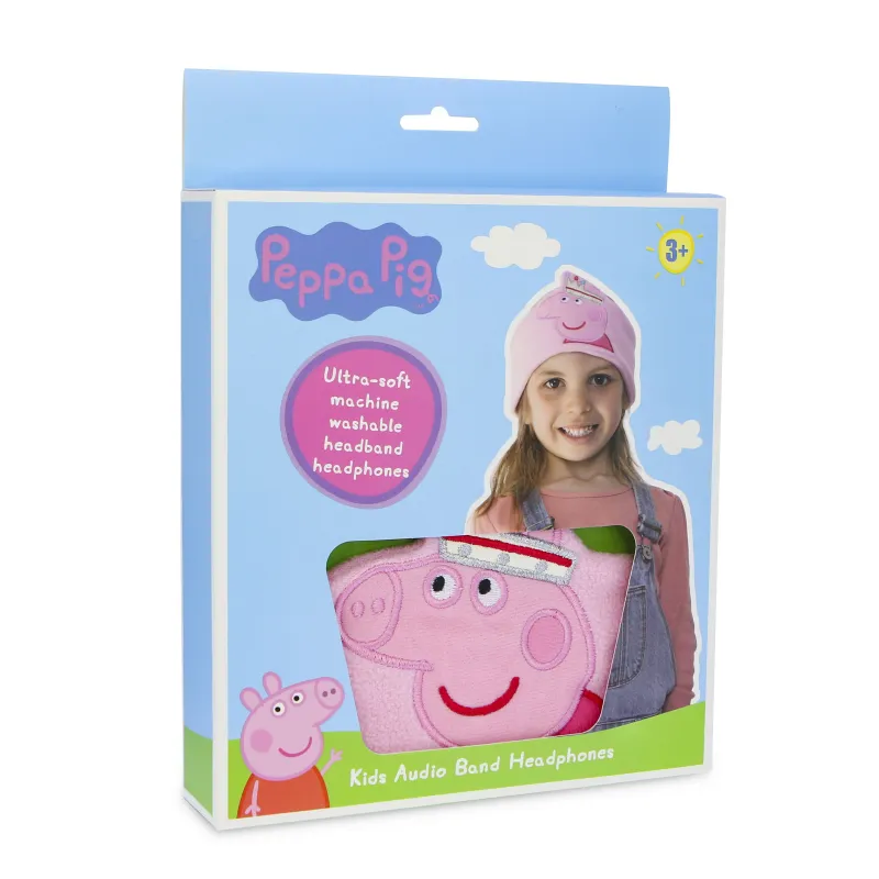 PEPPA PIG PRINCESS FLAT CHILDREN'S HEADPHONES WITH ADJUSTABLE, WASHABLE BAND - The Shop Gamer