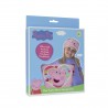 AURICULARES INFANTILES PLANOS CON BANDA AJUSTABLE LAVABLE PEPPA PIG ARCOIRIS