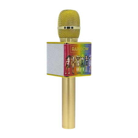 MICROFONE DE KARAOKE RAINBOW HIGH SEM FIOS COM ALTIFALANTE - The Shop Gamer