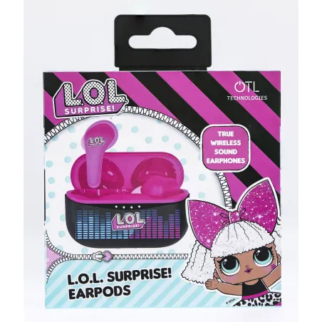 L.O.L. SURPRISE! EARPODS BLUETOOTH V5.0 ET BOÎTIER DE CHARGE, ÉCOUTEURS SANS FIL - The Shop Gamer