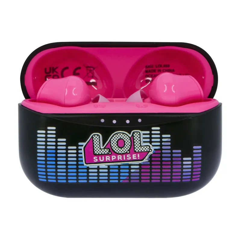L.O.L. SURPRISE! EARPODS BLUETOOTH V5.0 Y CAJA DE CARGA AURICULARES INALÁMBRICOS