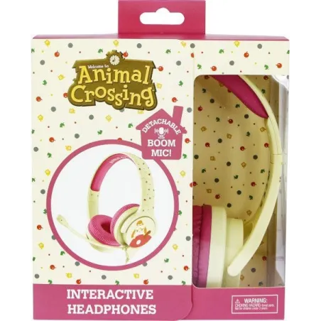 CUFFIE PER BAMBINI CON MICROFONO ANIMAL CROSSING, MISURA PICCOLA, VOLUME LIMITATO - The Shop Gamer