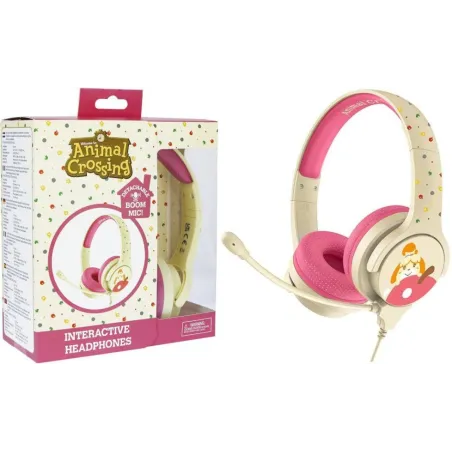 CASQUE AUDIO ENFANT AVEC MICRO ANIMAL CROSSING, PETIT FORMAT, VOLUME LIMITÉ - The Shop Gamer