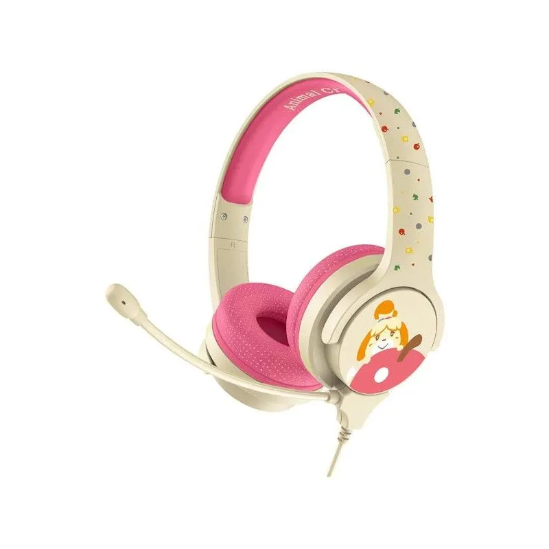CUFFIE PER BAMBINI CON MICROFONO ANIMAL CROSSING, MISURA PICCOLA, VOLUME LIMITATO - The Shop Gamer