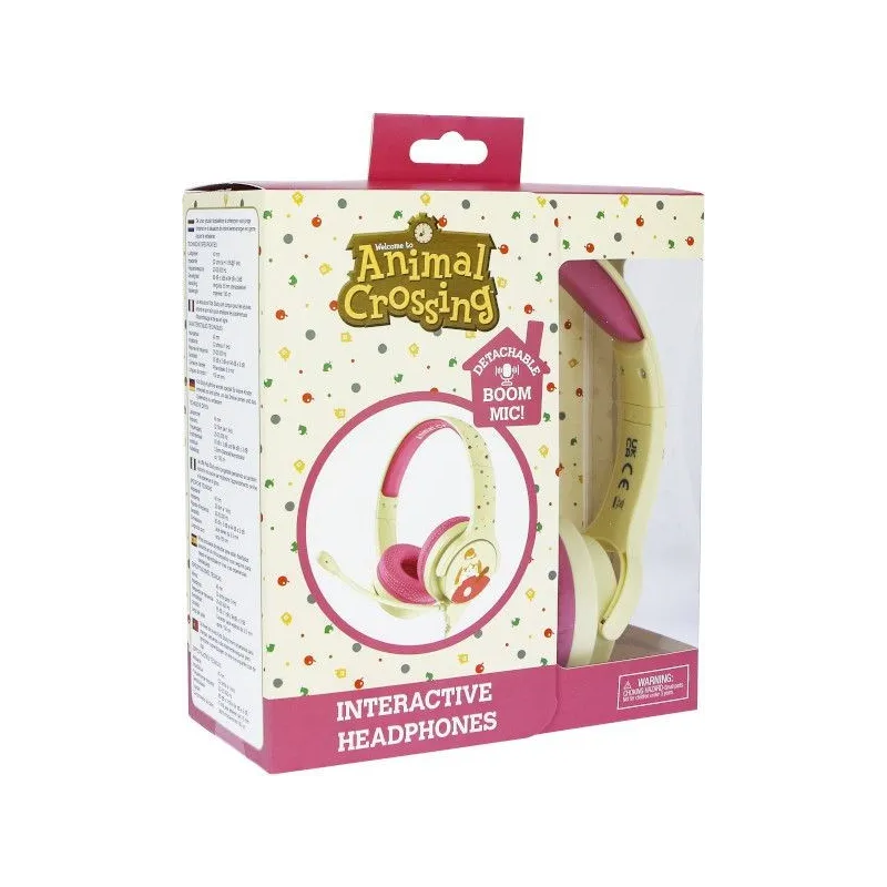 CUFFIE PER BAMBINI CON MICROFONO ANIMAL CROSSING, MISURA PICCOLA, VOLUME LIMITATO - The Shop Gamer