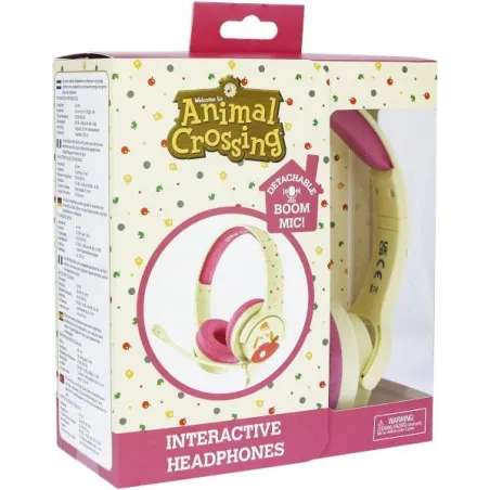 CUFFIE PER BAMBINI CON MICROFONO ANIMAL CROSSING, MISURA PICCOLA, VOLUME LIMITATO - The Shop Gamer
