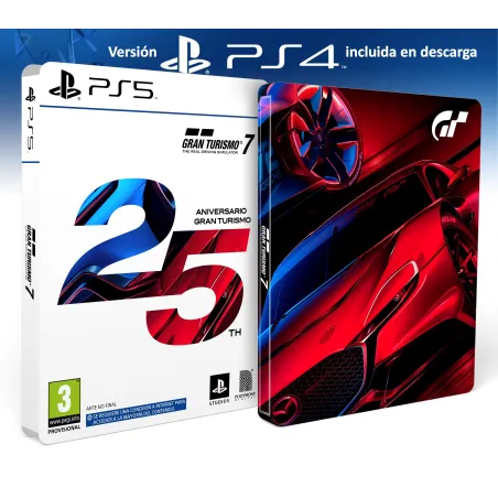GRAN TURISMO 7 25TH ANNIVERSARY EDITION PHYSICAL PS5 GAME AND PS4 DOWNLOAD - The Shop Gamer