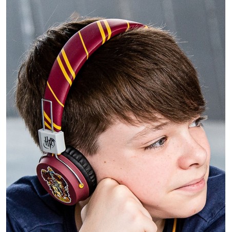 AURICULARES HARRY POTTER GRYFINDOR PLEGABLES CON LICENCIA OFICIAL  HARRY POTTER