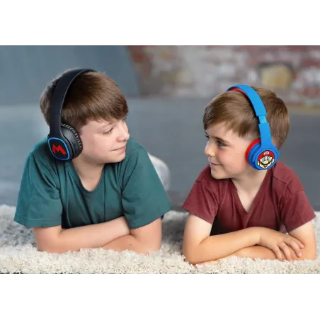 AUSCULTADORES SEM FIOS DOBRÁVEIS SUPER MARIO COM LICENÇA OFICIAL NINTENDO - The Shop Gamer