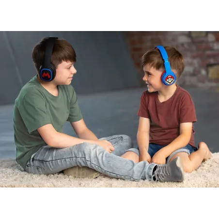 SUPER MARIO OFFICIALLY LICENSED NINTENDO FOLDABLE WIRELESS HEADPHONES - The Shop Gamer
