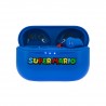 SUPER MARIO EARPODS BLUETOOTH V5.0 CON CAJA DE CARGA AZUL DE OTL TECHNOLOGIES