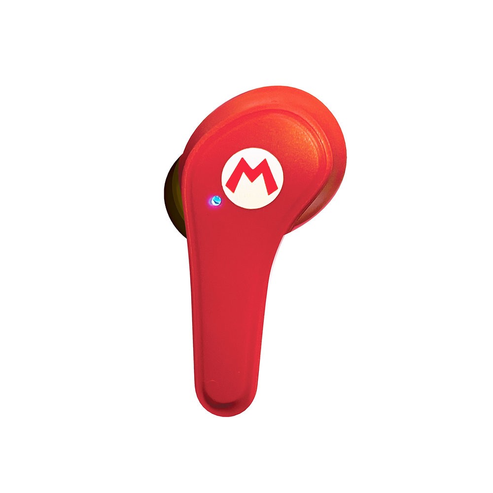 SUPER MARIO EARPODS BLUETOOTH V5.0 CON CAJA DE CARGA ROJA DE OTL TECHNOLOGIES