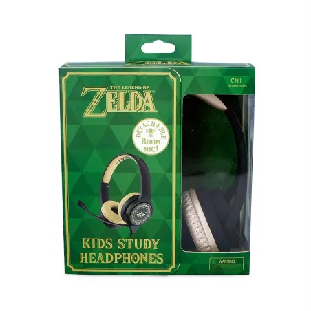 CASQUE ENFANT AVEC MICRO THE LEGEND OF ZELDA À VOLUME LIMITÉ - The Shop Gamer
