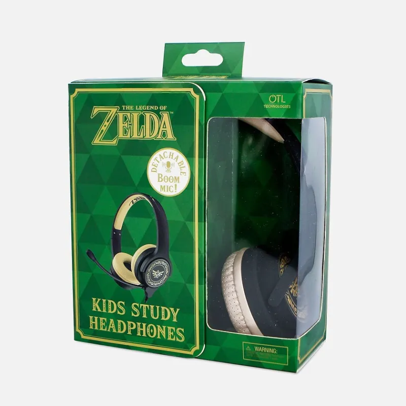 CASQUE ENFANT AVEC MICRO THE LEGEND OF ZELDA À VOLUME LIMITÉ - The Shop Gamer