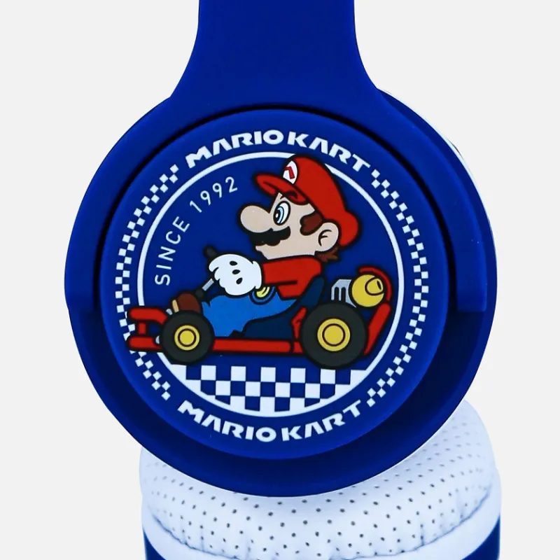 CASQUE ENFANT AVEC MICROPHONE MARIO KART, PETIT FORMAT, VOLUME LIMITÉ - The Shop Gamer