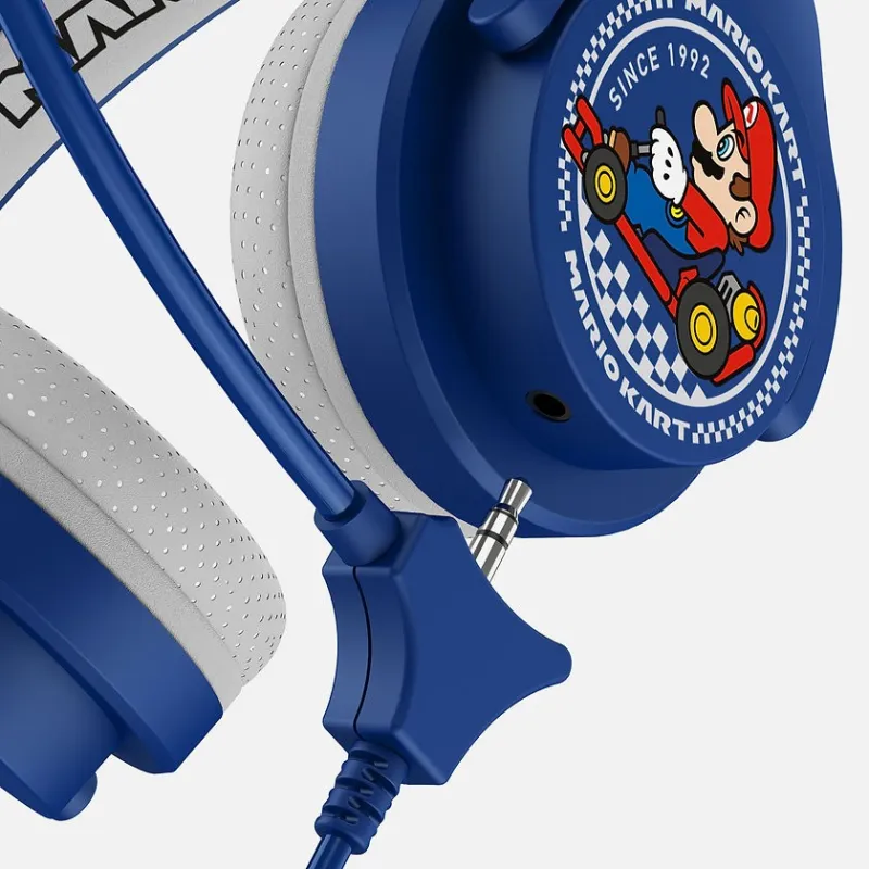 CASQUE ENFANT AVEC MICROPHONE MARIO KART, PETIT FORMAT, VOLUME LIMITÉ - The Shop Gamer
