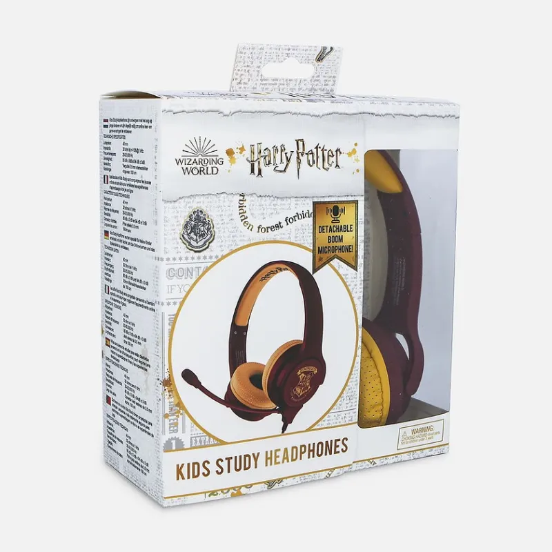 KINDERHOOFDTELEFOON MET MICROFOON HARRY POTTER, KLEIN FORMAAT, VOLUMEBEGRENSD - The Shop Gamer