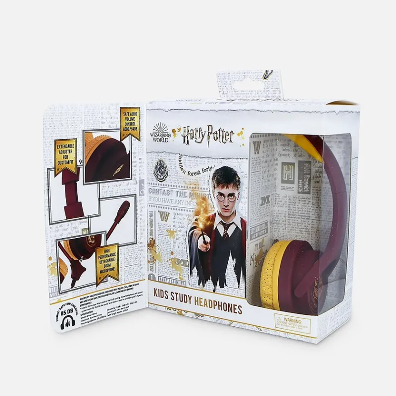KINDERHOOFDTELEFOON MET MICROFOON HARRY POTTER, KLEIN FORMAAT, VOLUMEBEGRENSD - The Shop Gamer