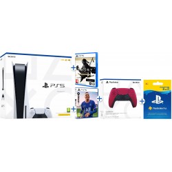 PS5 NUEVO CHASIS + FIFA 22 + GHOST OF TSUSHIMA DIRECTOR'S CUT  + 2º MANDO DUALSENSE + PLAYSTATION PLUS 3 MESES PLAYSTATION 5
