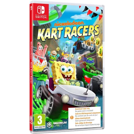NICKELONDEON KART RACERS SWITCH DOWNLOADCODE IN BOX FÜR NINTENDO SWITCH - The Shop Gamer