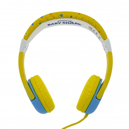 AURICULARES INFANTILES CON CABLE BABY SHARK PEQUEÑOS CON VOLUMEN LIMITADO
